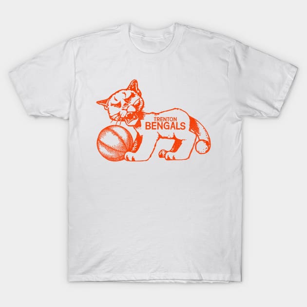 Defunct Trenton Bengals Basketball Team T-Shirt by Defunctland